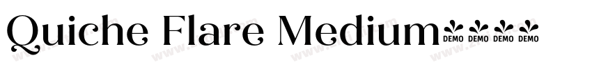 Quiche Flare Medium字体转换